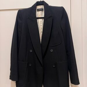 Isabel Marant Black Blazer with Cream Lining